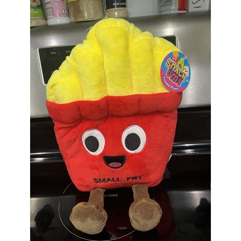 Snack Ums Foodie Small Fry Plush 14” NWT - French Fry Stuffed Toy